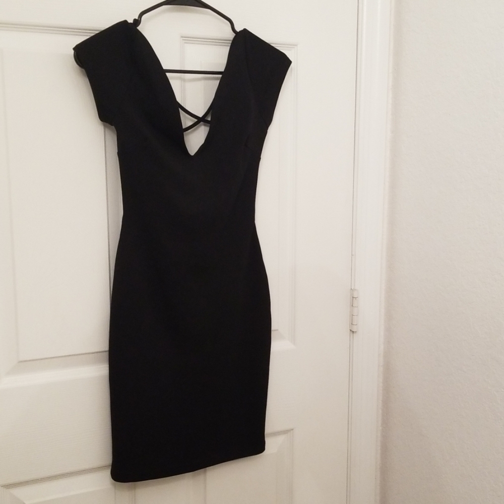Blackless Mini dress